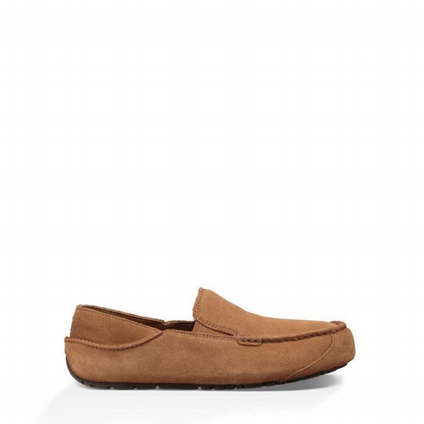 Brown UGG Upshaw Loafers For Men | UK 00726